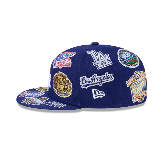 Los Angeles Dodgers All Over Team Color 59Fifty Fitted