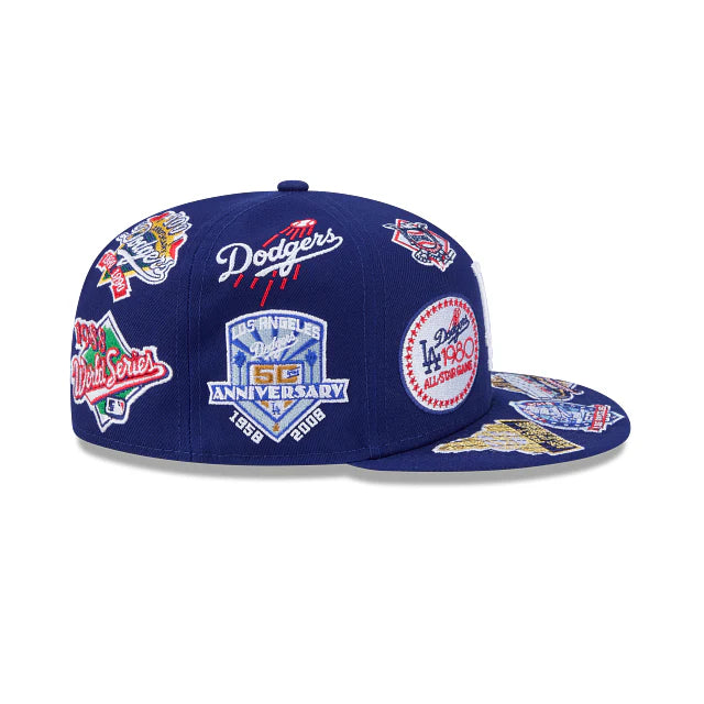 Los Angeles Dodgers All Over Team Color 59Fifty Fitted