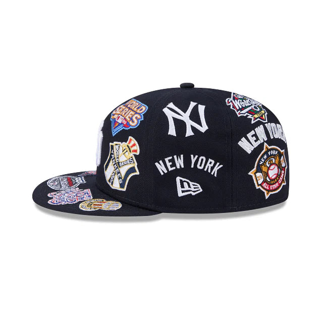 New York Yankees All Over Team Color 59Fifty Fitted