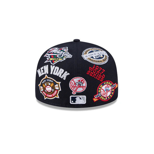 New York Yankees All Over Team Color 59Fifty Fitted