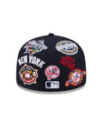 New York Yankees All Over Team Color 59Fifty Fitted