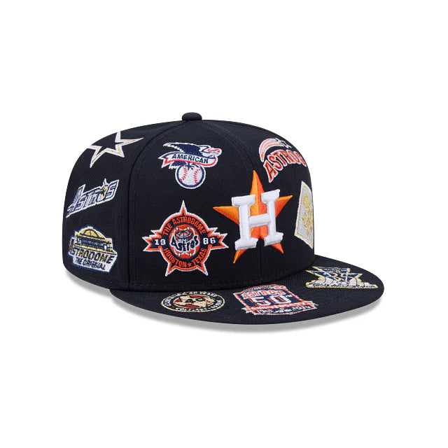 Houston Astros All Over Team Color 59Fifty Fitted