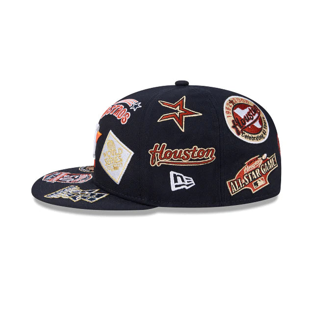 Houston Astros All Over Team Color 59Fifty Fitted
