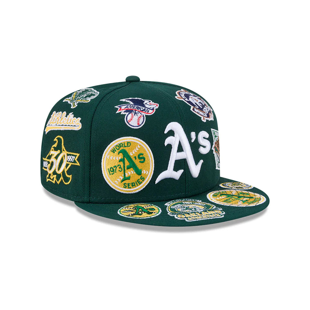 Oakland Athletics All Over Team Color 59Fifty Fitted