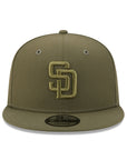 San Diego Padres Olive Tonal Color Pack 9Fifty Snapback