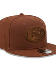 San Francisco 49ers Dark Auburn Tonal Color Pack 9Fifty Snapback
