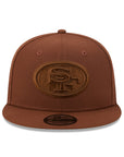 San Francisco 49ers Dark Auburn Tonal Color Pack 9Fifty Snapback