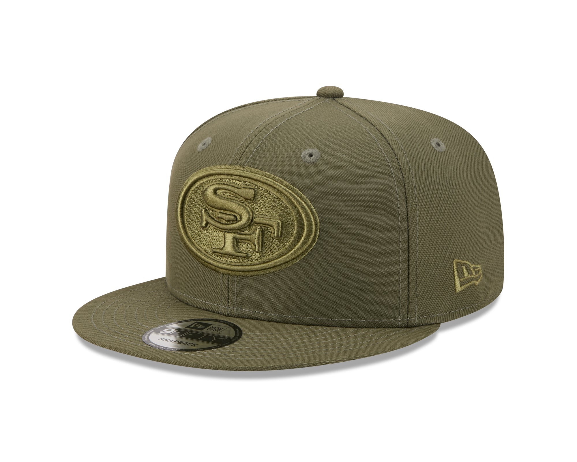 San Francisco 49ers Olive Tonal Color Pack 9Fifty Snapback