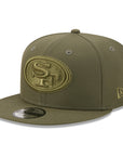 San Francisco 49ers Olive Tonal Color Pack 9Fifty Snapback