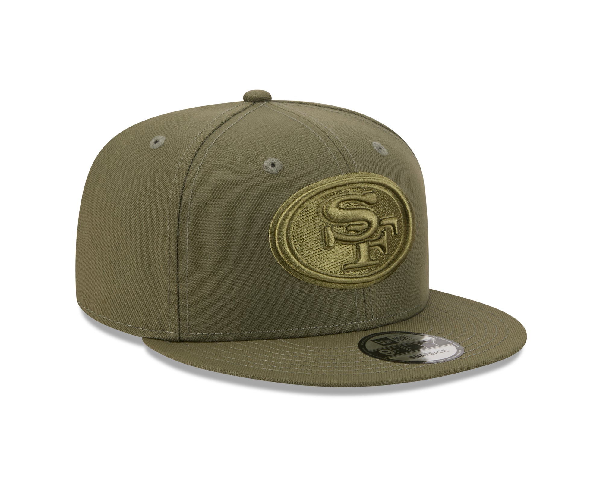 San Francisco 49ers Olive Tonal Color Pack 9Fifty Snapback