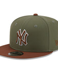 New York Yankees Olive Dark Auburn Color Pack 9Fifty Snapback