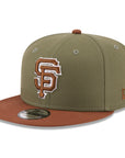 San Francisco Giants Olive Dark Auburn Color Pack 9Fifty Snapback