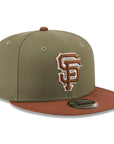 San Francisco Giants Olive Dark Auburn Color Pack 9Fifty Snapback