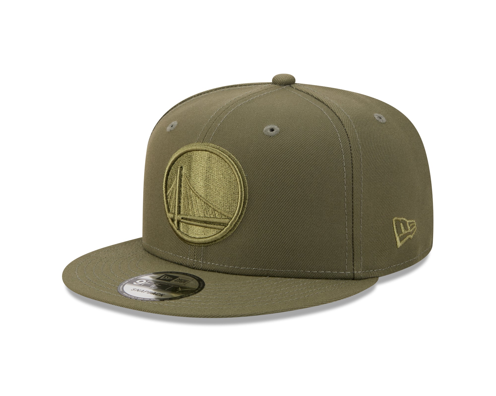 Golden State Warriors Olive Tonal Color Pack 9Fifty Snapback