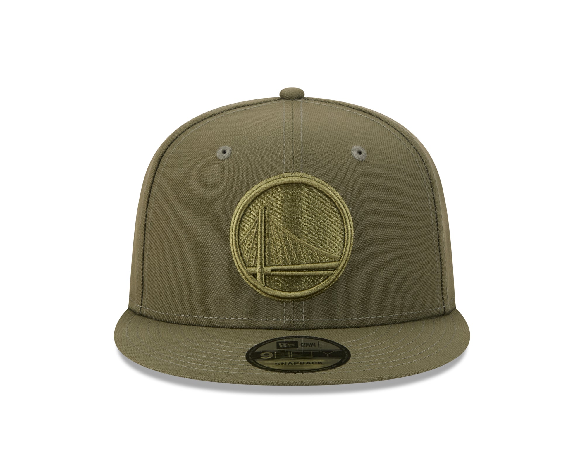 Golden State Warriors Olive Tonal Color Pack 9Fifty Snapback