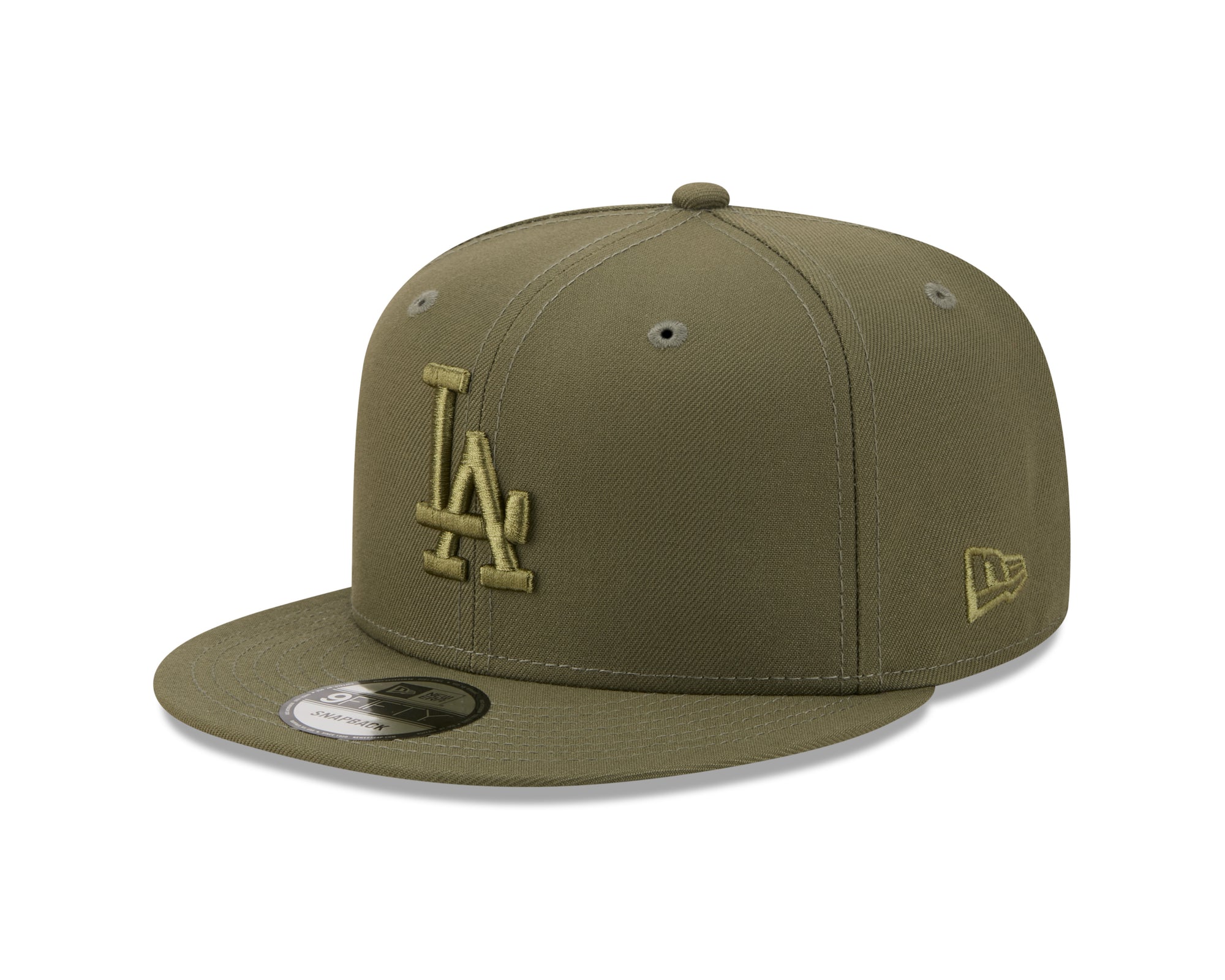 Los Angeles Dodgers Olive Tonal Color Pack 9Fifty Snapback