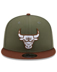 Chicago Bulls Olive Dark Auburn Color Pack 9Fifty Snapback