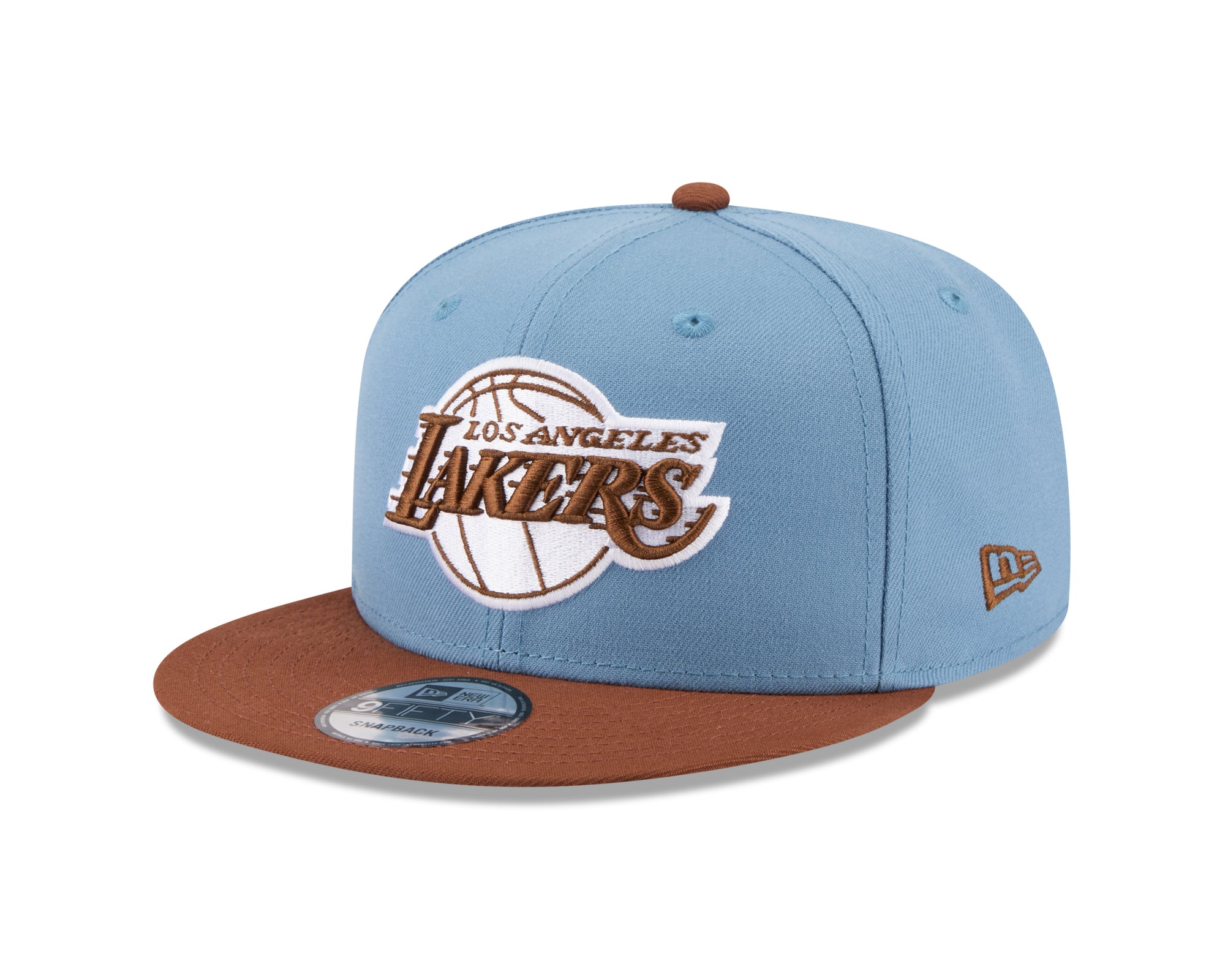 Los Angeles Lakers Faded Blue Dark Auburn Color Pack 9Fifty Snapback