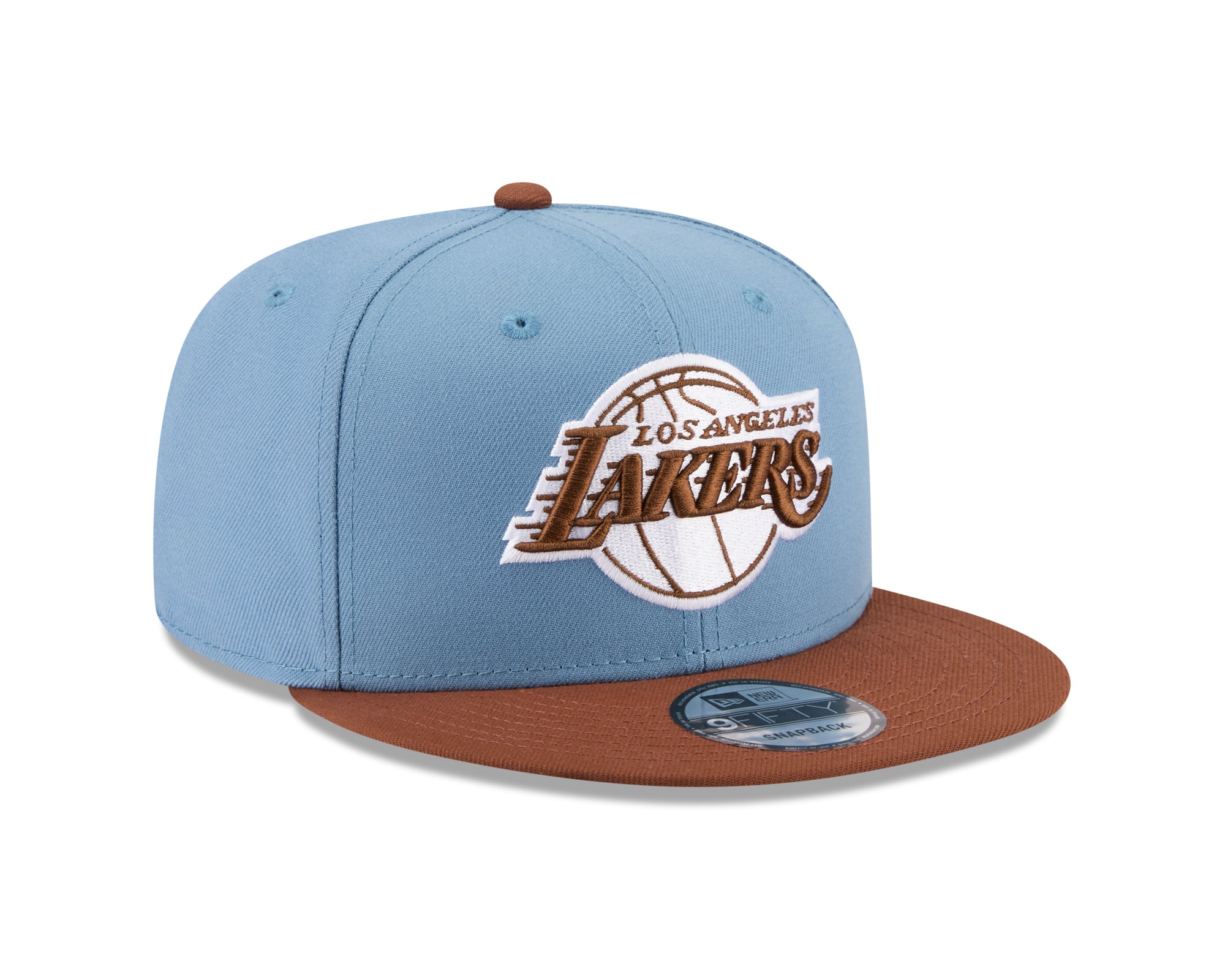 Los Angeles Lakers Faded Blue Dark Auburn Color Pack 9Fifty Snapback