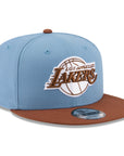 Los Angeles Lakers Faded Blue Dark Auburn Color Pack 9Fifty Snapback