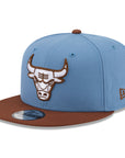 Chicago Bulls Faded Blue Dark Auburn Color Pack 9Fifty Snapback