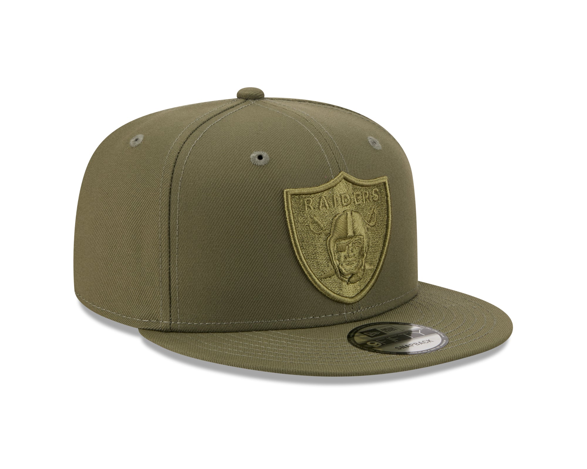 Las Vegas Raiders Olive Tonal Color Pack 9Fifty Snapback