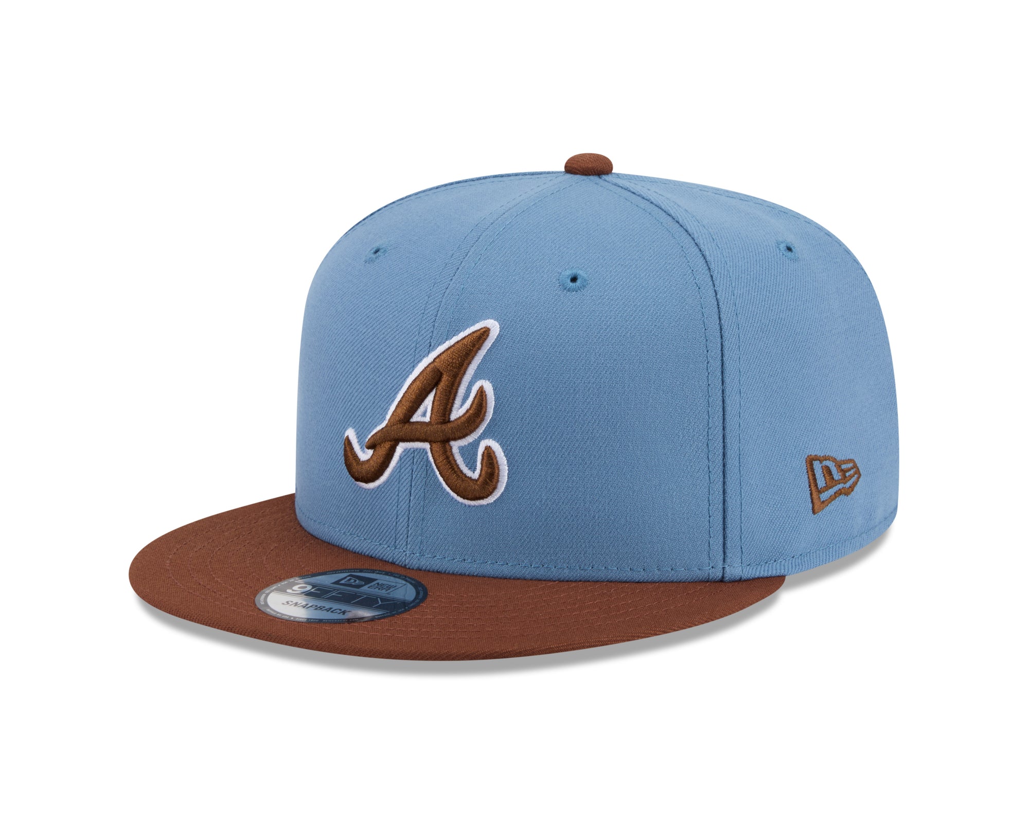 Atlanta Braves Faded Blue Dark Auburn Color Pack 9Fifty Snapback