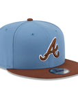 Atlanta Braves Faded Blue Dark Auburn Color Pack 9Fifty Snapback
