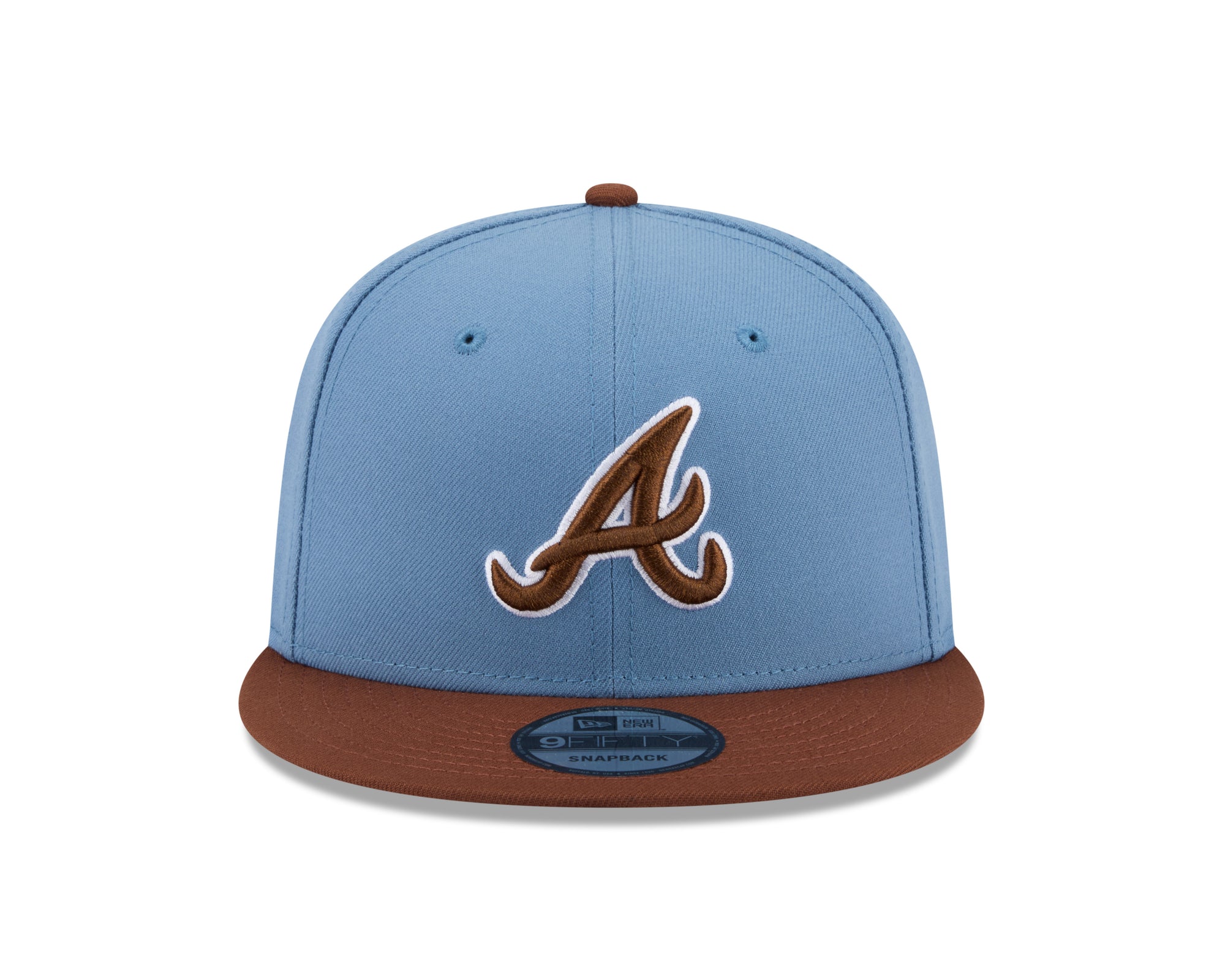 Atlanta Braves Faded Blue Dark Auburn Color Pack 9Fifty Snapback