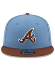 Atlanta Braves Faded Blue Dark Auburn Color Pack 9Fifty Snapback