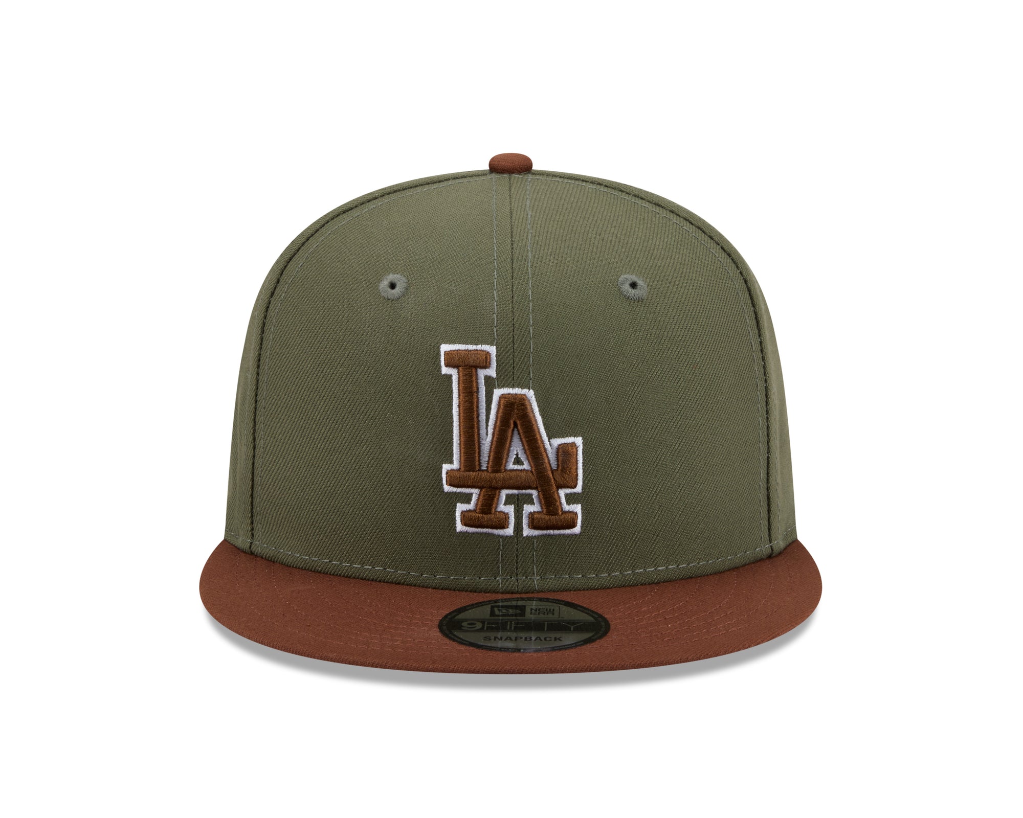 Los Angeles Dodgers Olive Dark Auburn Color Pack 9Fifty Snapback