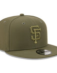 San Francisco Giants Olive Tonal Color Pack 9Fifty Snapback