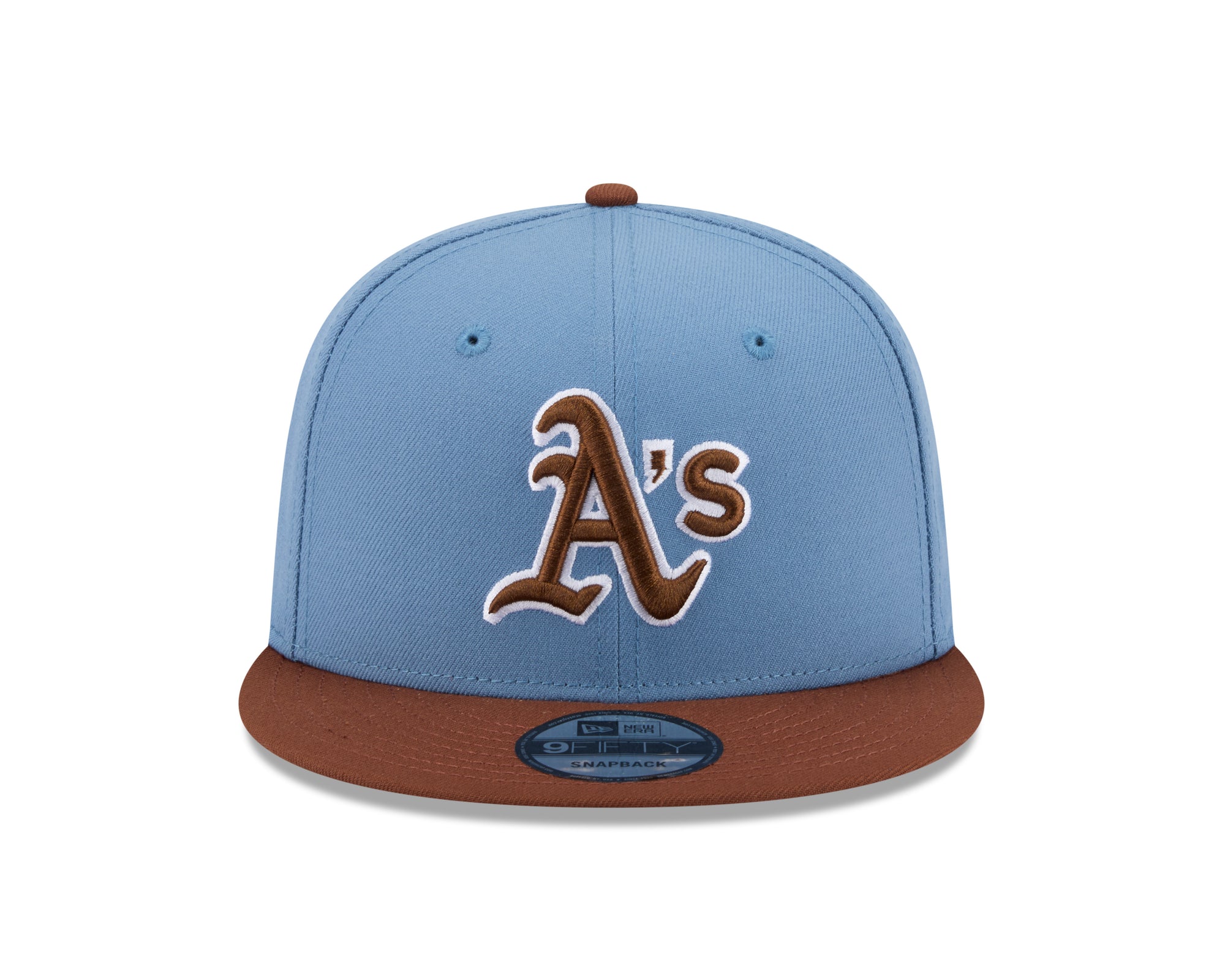 Oakland Athletics Faded Blue Dark Auburn Color Pack 9Fifty Snapback