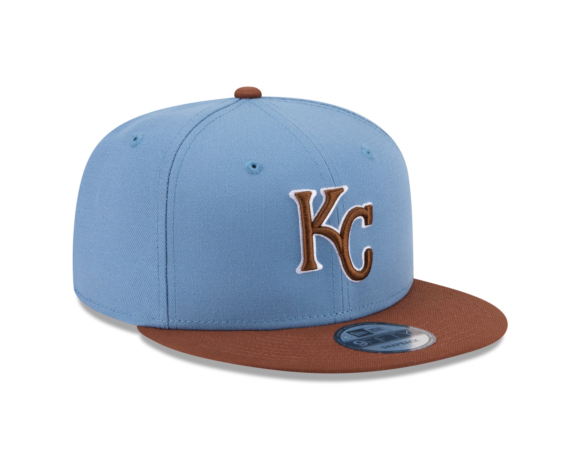 Kansas City Royals Faded Blue Dark Auburn Color Pack 9Fifty Snapback