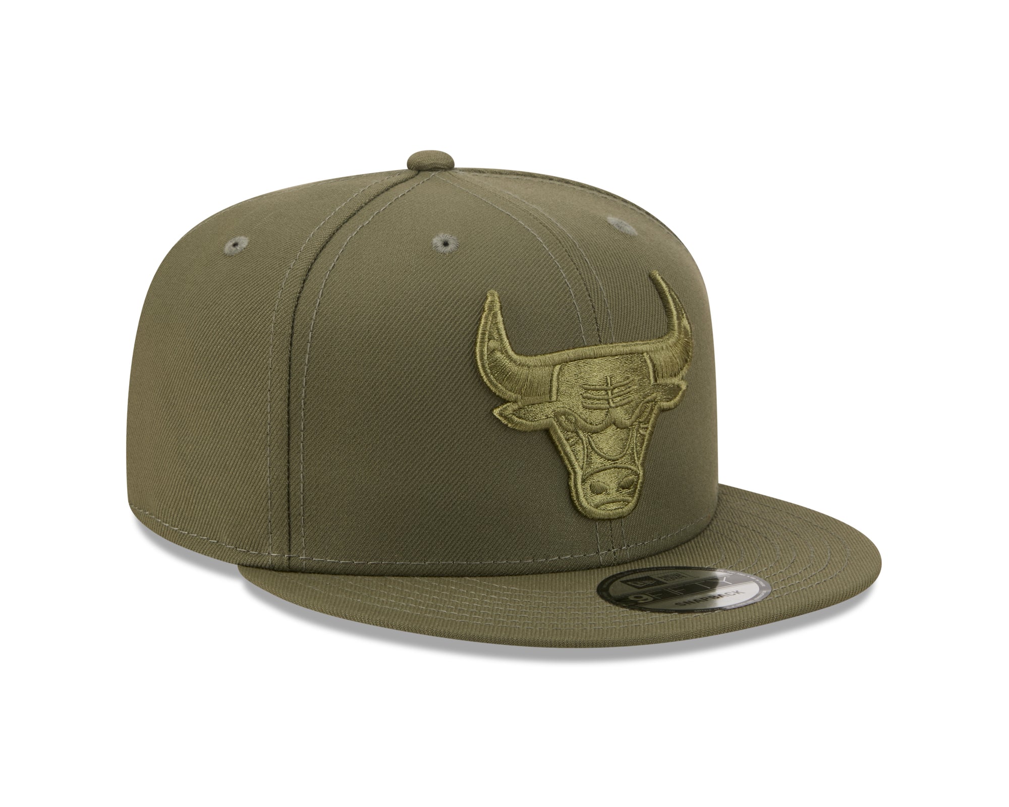 Chicago Bulls Olive Tonal Color Pack 9Fifty Snapback