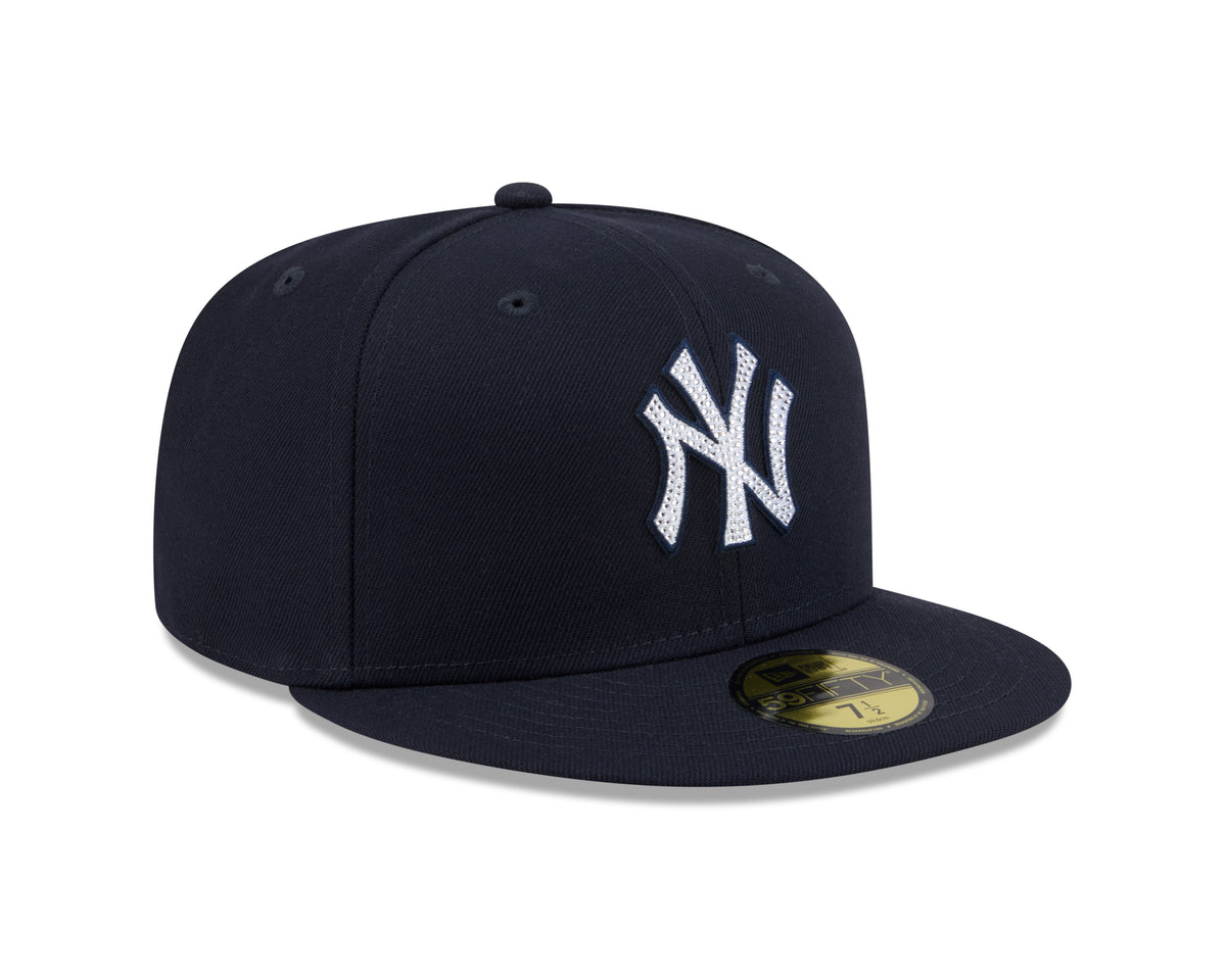 New York Yankees Rhinestone Badge Team Color 59Fifty Fitted