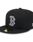 Boston Red Sox Rhinestone Badge Black 59Fifty Fitted
