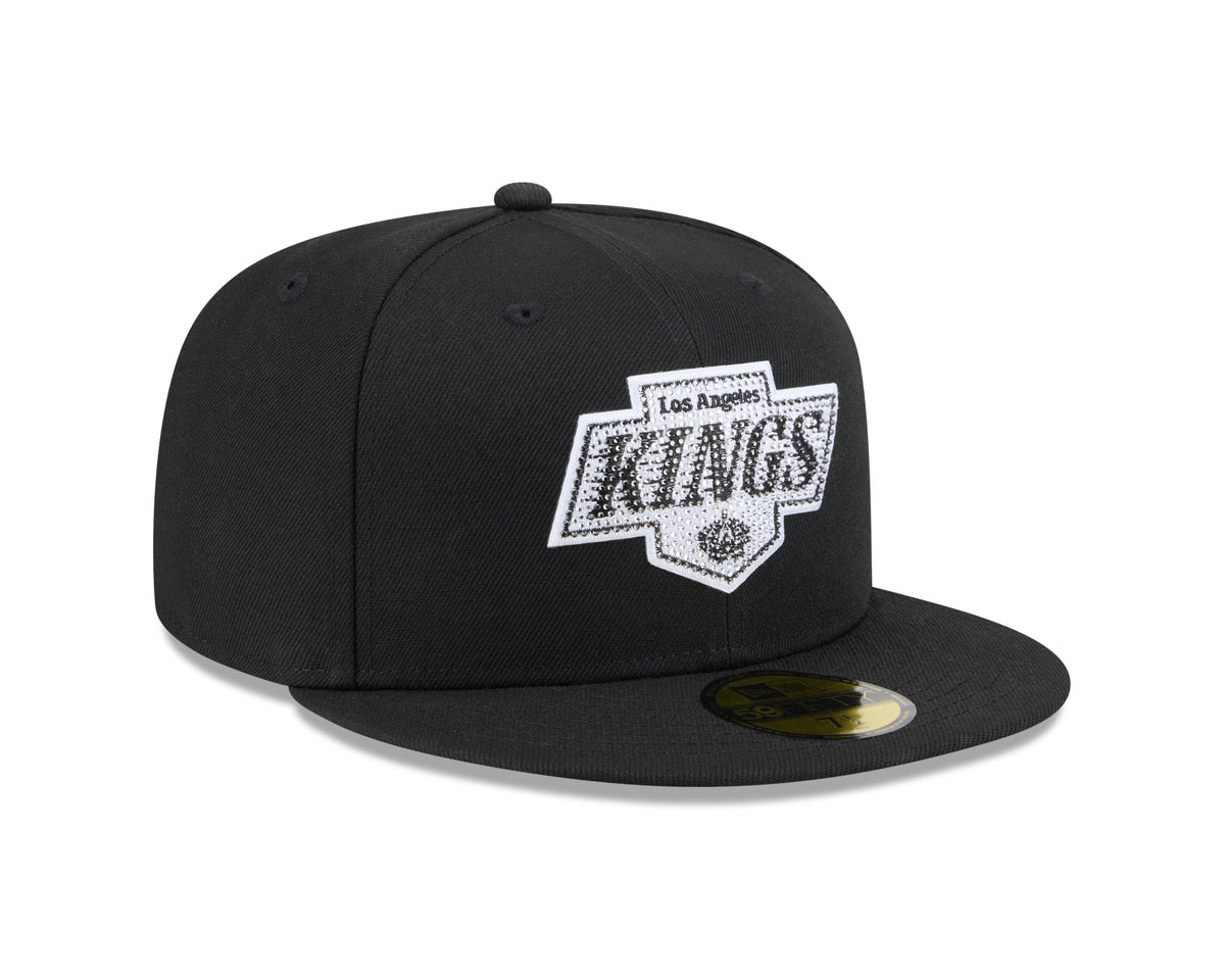 Los Angeles Kings Rhinestone Badge Black 59Fifty Fitted