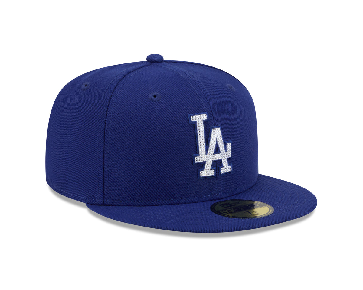 Los Angeles Dodgers Rhinestone Badge Team Color 59Fifty Fitted