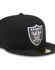 Las Vegas Raiders Rhinestone Badge Black 59Fifty Fitted