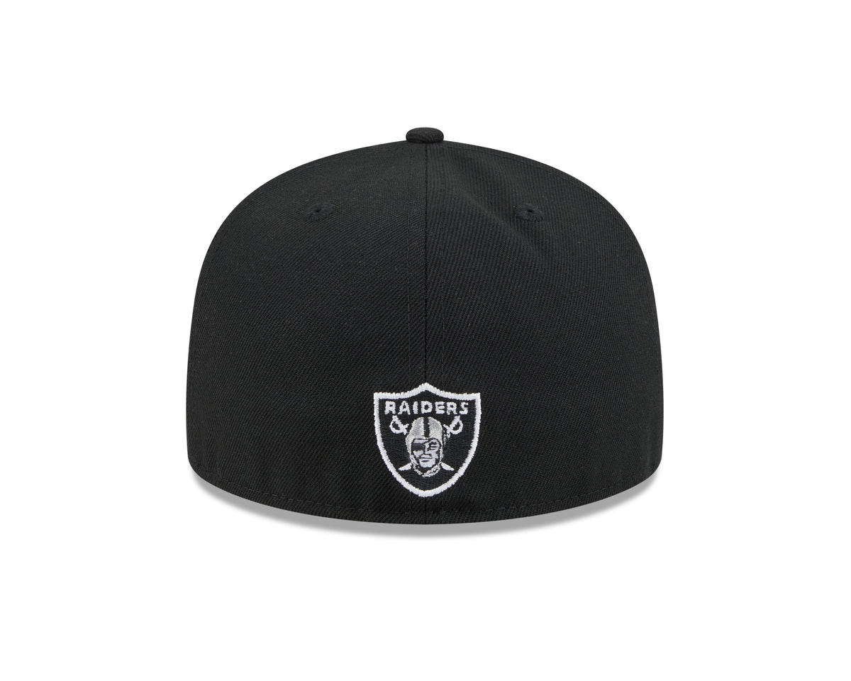 Las Vegas Raiders Rhinestone Badge Black 59Fifty Fitted