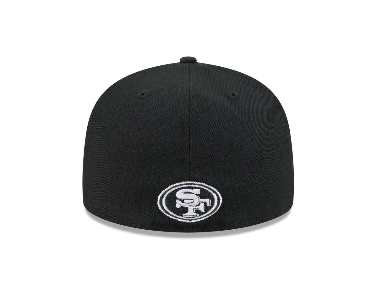 San Francisco 49ers Rhinestone Badge Black 59Fifty Fitted