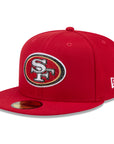 San Francisco 49ers Rhinestone Badge Team Color 59Fifty Fitted