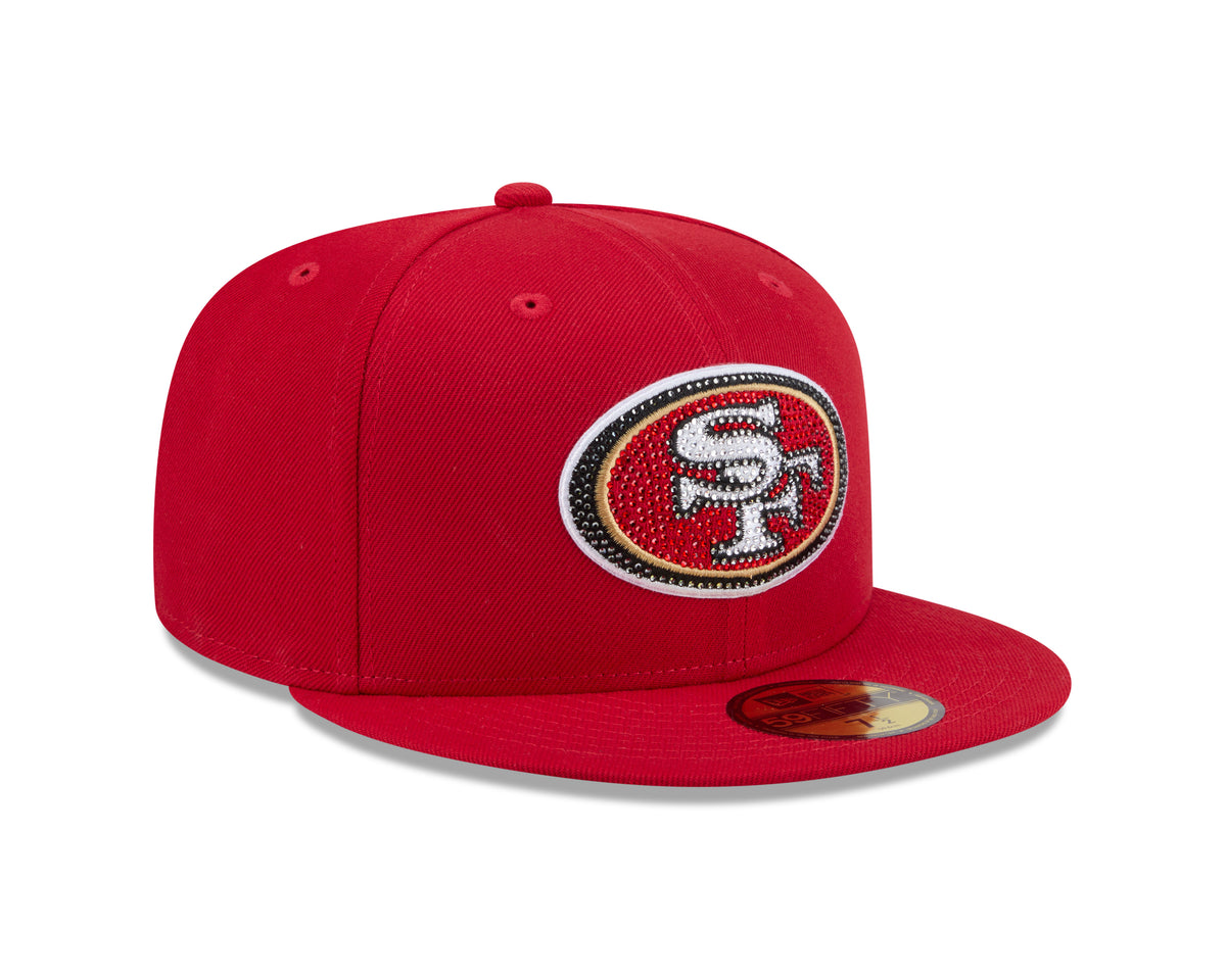 San Francisco 49ers Rhinestone Badge Team Color 59Fifty Fitted