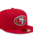 San Francisco 49ers Rhinestone Badge Team Color 59Fifty Fitted