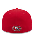 San Francisco 49ers Rhinestone Badge Team Color 59Fifty Fitted
