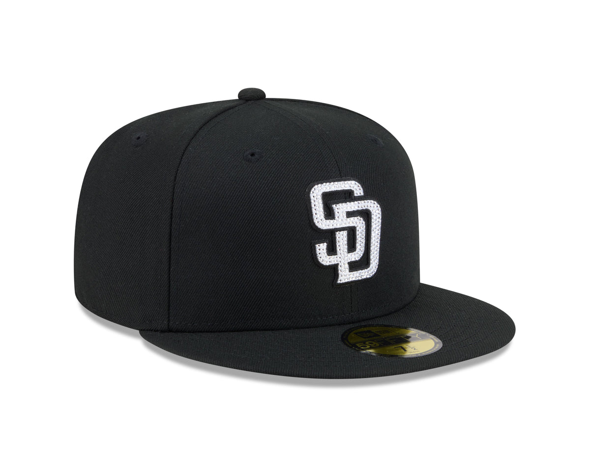San Diego Padres Rhinestone Badge Black 59Fifty Fitted