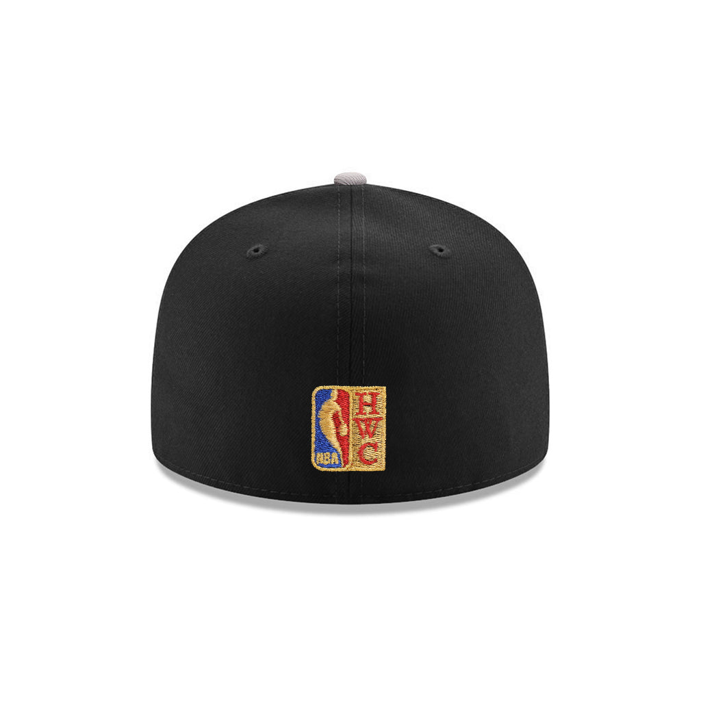 Philadelphia 76ers Black Metallic Gold Star SP 59Fifty Fitted