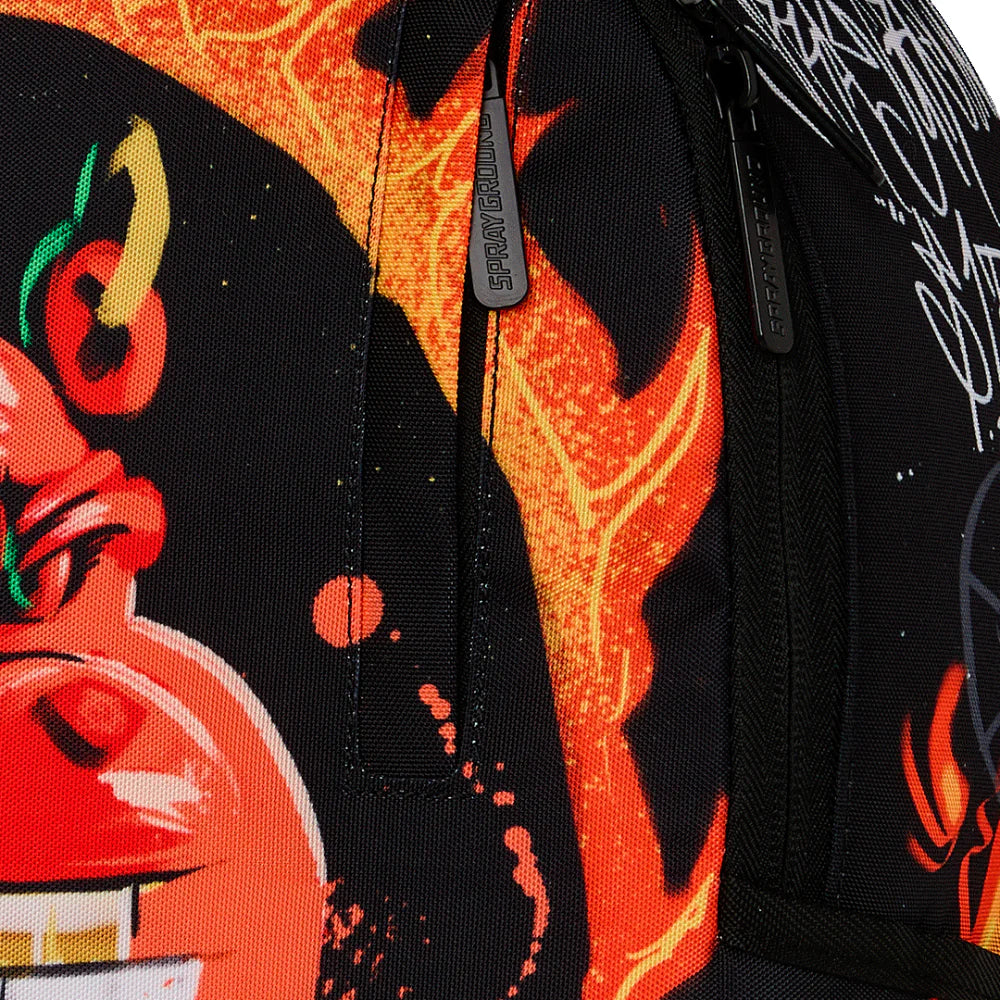 SprayGround Diablo Burning Million Diablo Bill DLXSR Backpack