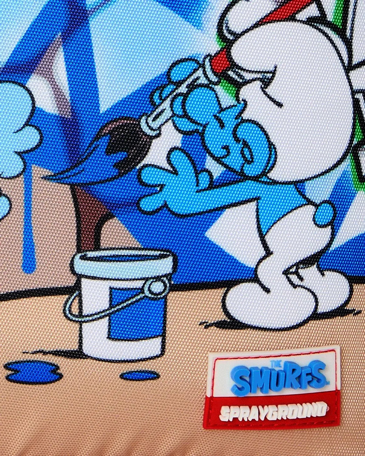 SprayGround Smurfs Big Mural Art Party DLXSR Backpack